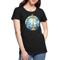 Thumbnail for Women’sMythical Libra Premium T-Shirt - charcoal grey