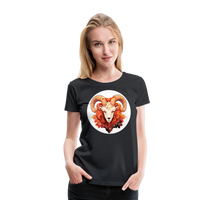 Thumbnail for Women’s Symbol Aries Premium T-Shirt - black