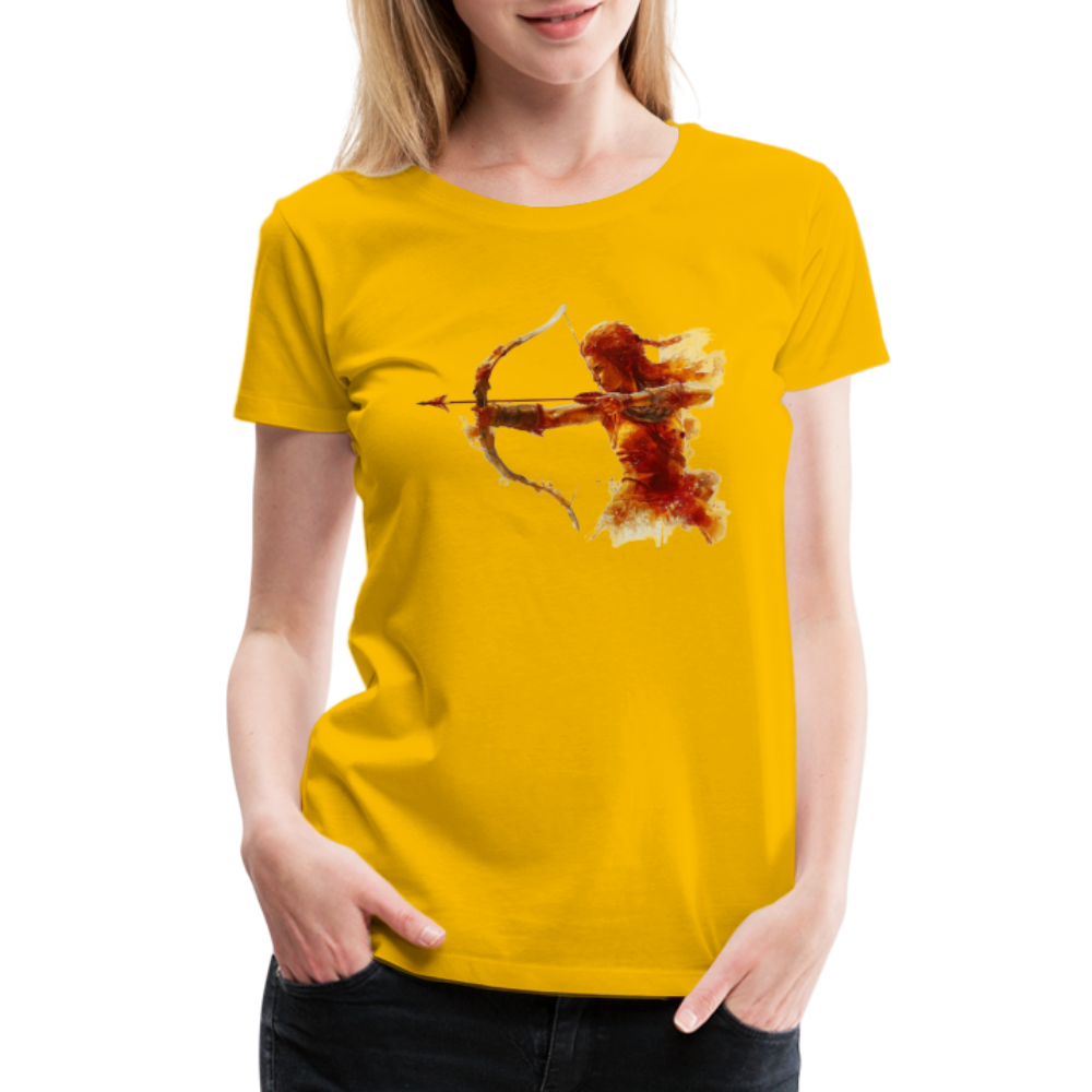 Women’s Mythical Sagittarius Premium T-Shirt - sun yellow