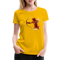 Thumbnail for Women’s Mythical Sagittarius Premium T-Shirt - sun yellow