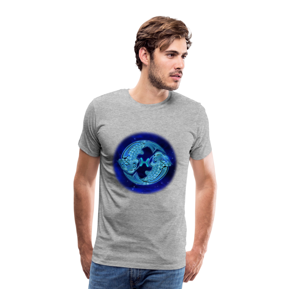 Men's Pisces Premium T-Shirt - heather gray