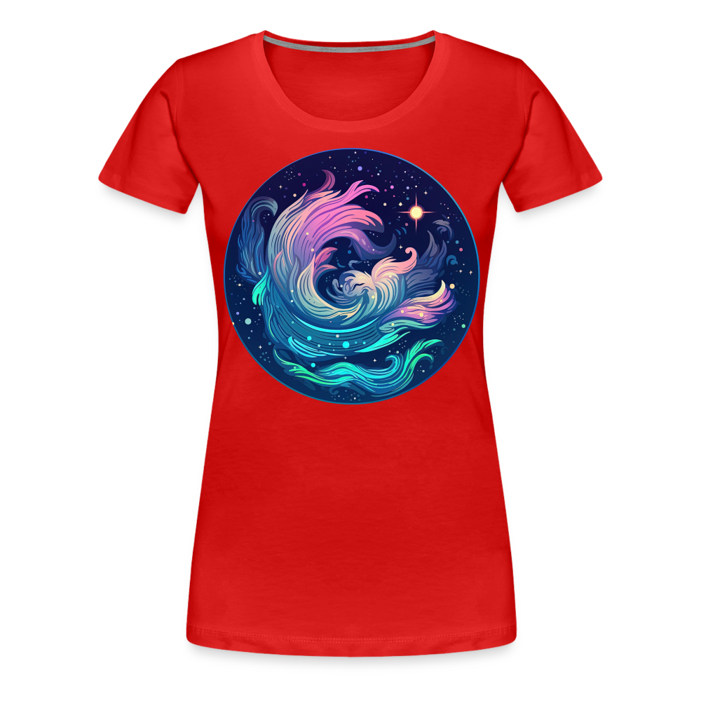 Women’s Magic Aquarius Premium T-Shirt - red