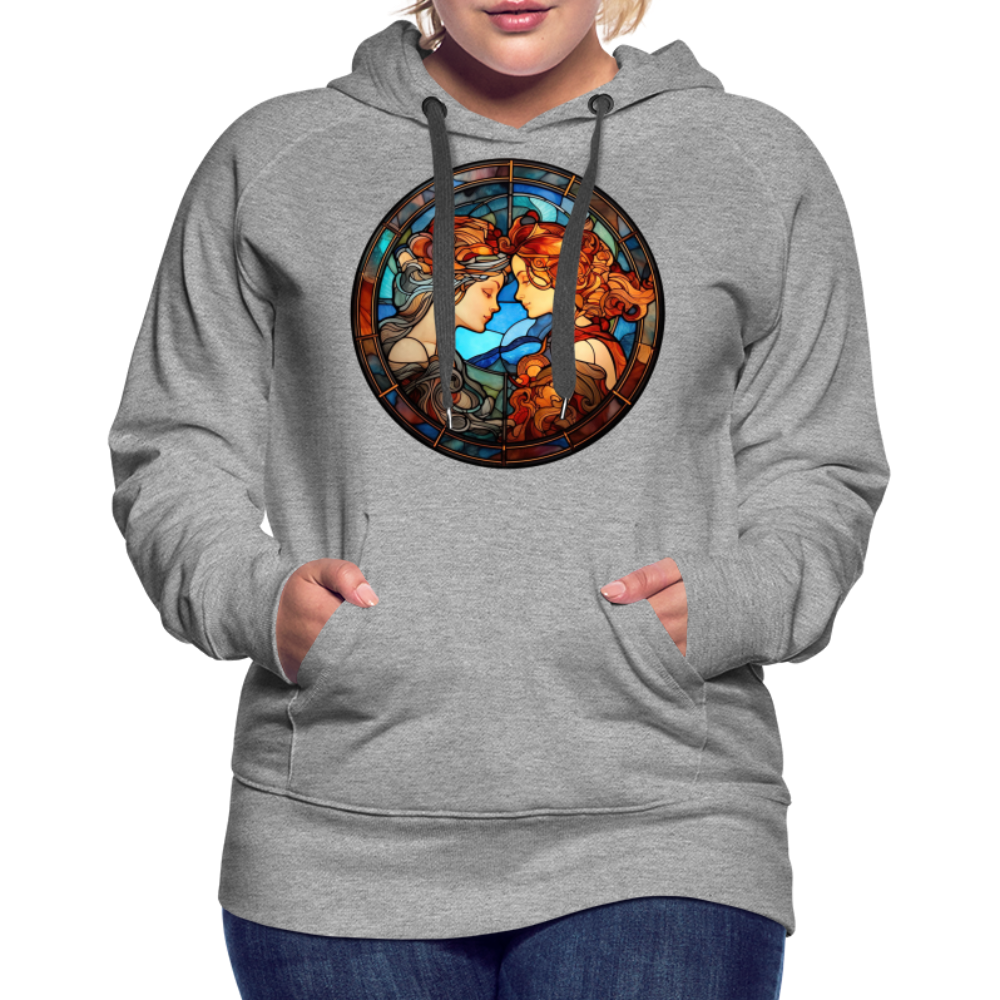 Women’s Mosaic Gemini Premium Hoodie - heather grey