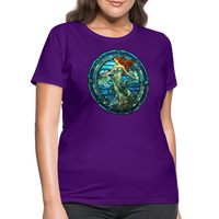 Thumbnail for Women's Mosaic Aquarius T-Shirt - purple