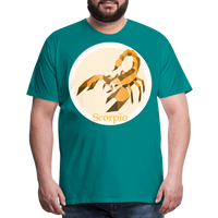 Thumbnail for Men's Mosaic Scorpio Premium T-Shirt - teal