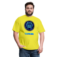 Thumbnail for Men's Stellar Cancer Classic T-Shirt - yellow