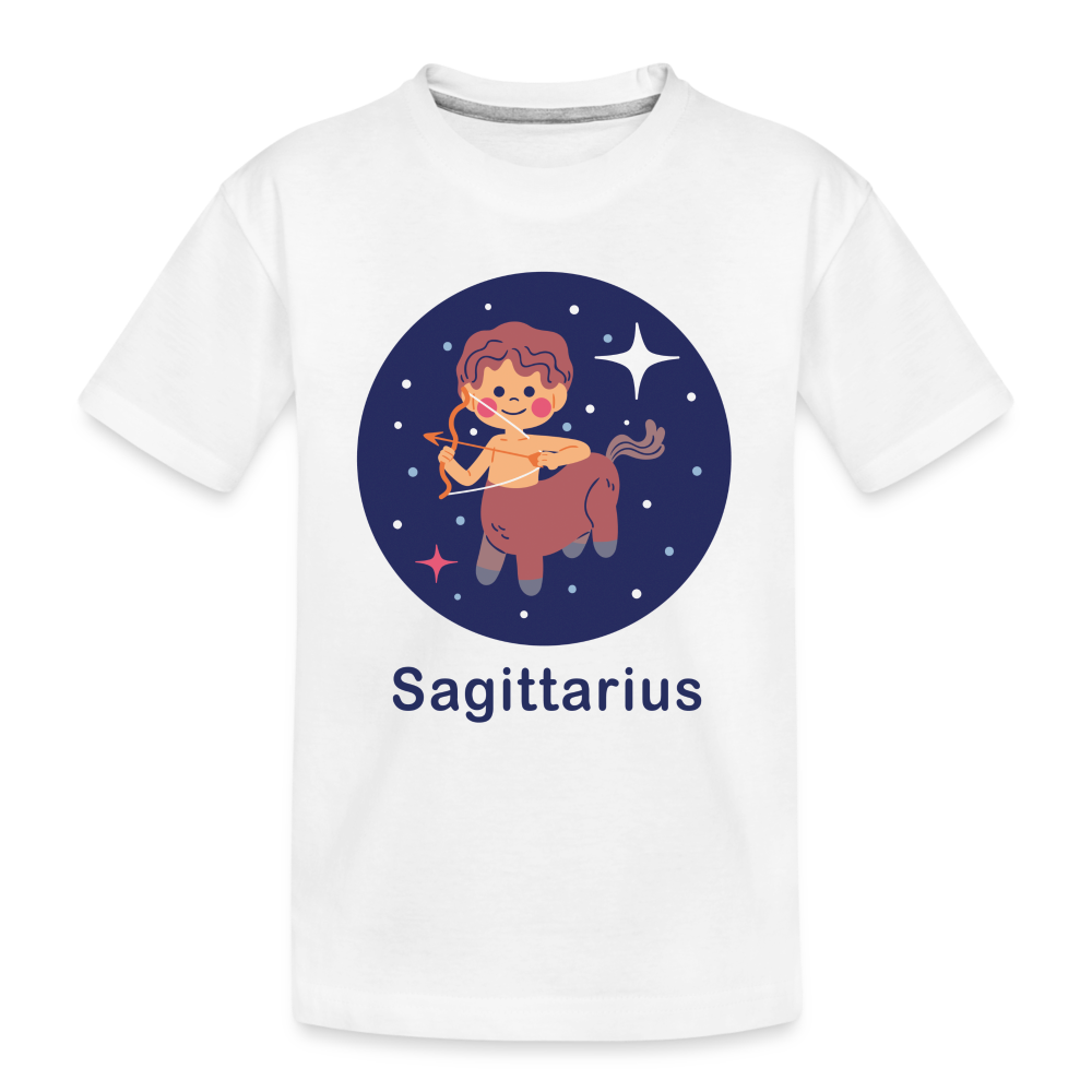 Kid’s Bluey Sagittarius Premium Organic T-Shirt - white