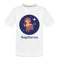 Thumbnail for Kid’s Bluey Sagittarius Premium Organic T-Shirt - white