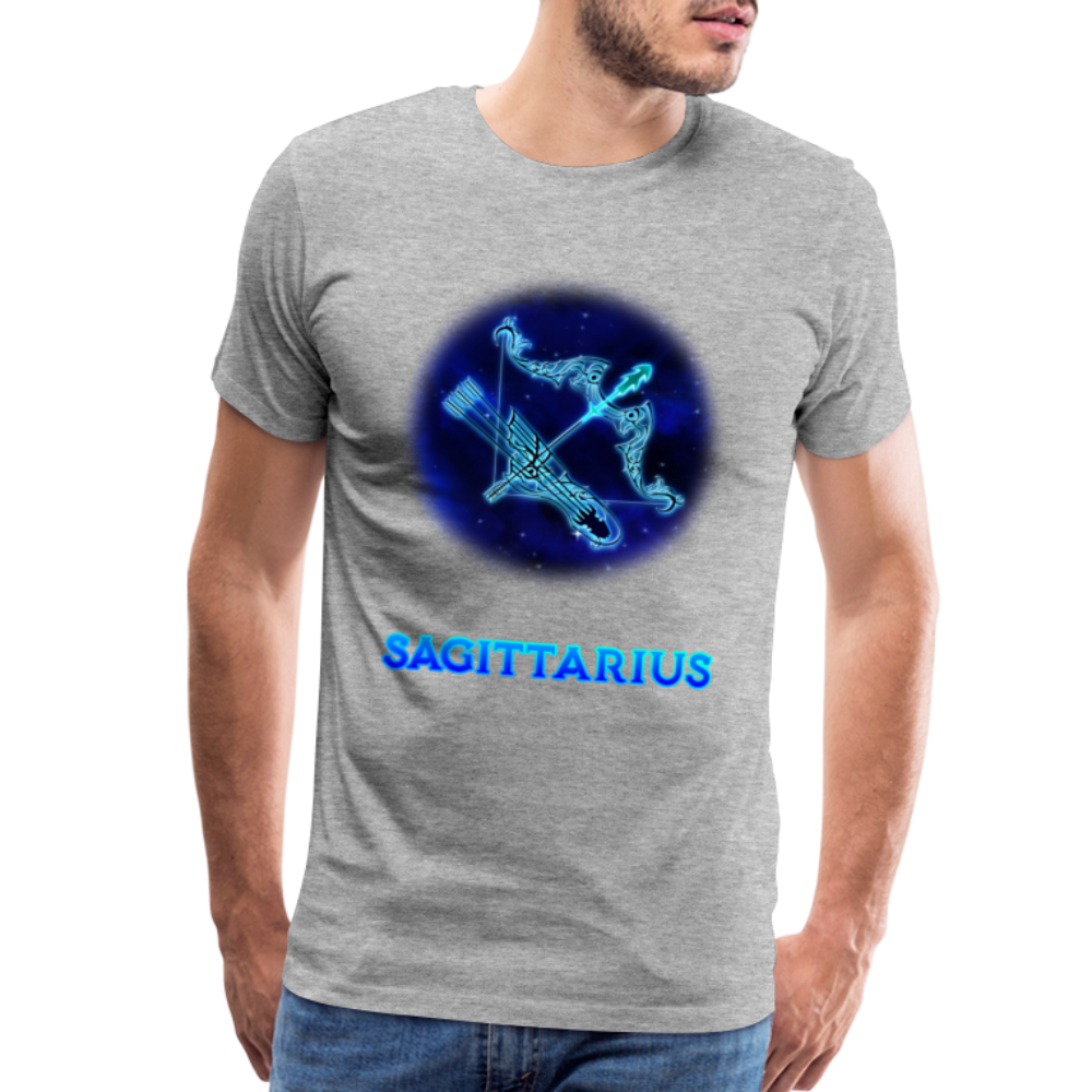 Men's Sagittarius Premium T-Shirt - heather gray