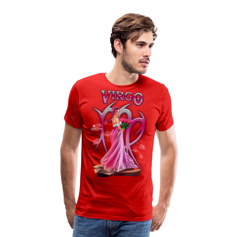 Men's Astral Virgo Premium T-Shirt - red