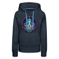 Thumbnail for Women’s Mystic Aquarius Premium Hoodie - navy