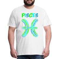 Thumbnail for Men's Power Words Pisces Premium T-Shirt - white