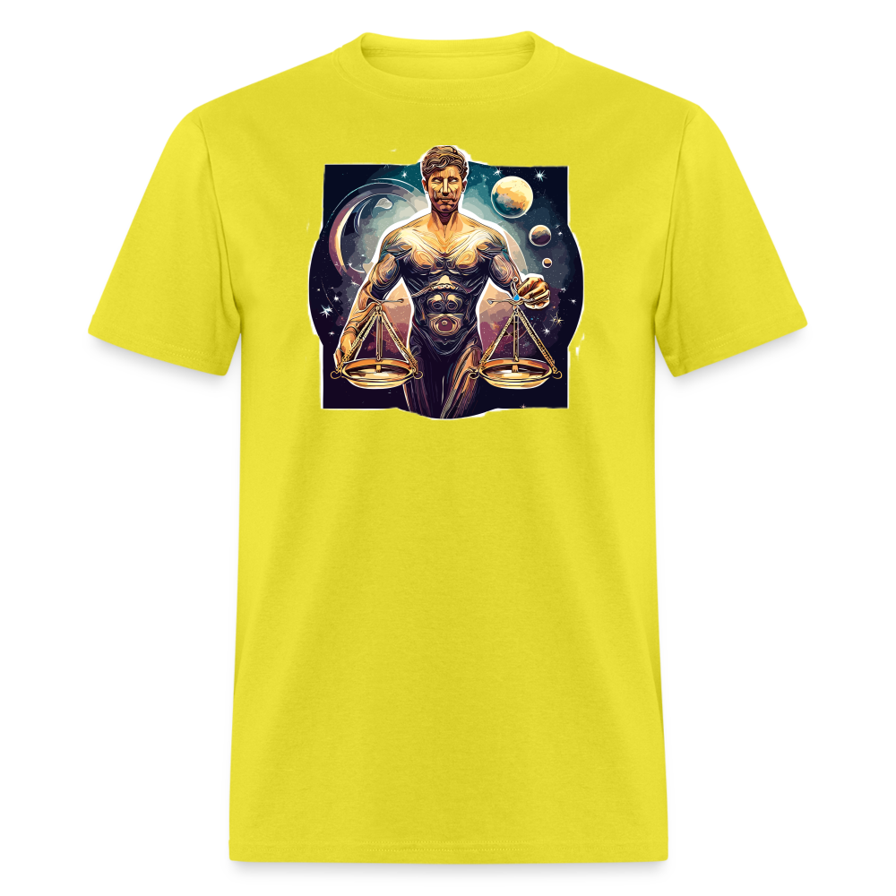 Men's Mythical Libra Classic T-Shirt - yellow