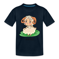 Thumbnail for Kid’s Sweet Astro Aries Premium Organic T-Shirt - deep navy