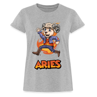 Thumbnail for Women's Playful Aries Relaxed Fit T-Shirt - heather gray