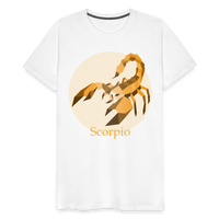 Thumbnail for Men's Mosaic Scorpio Premium T-Shirt - white