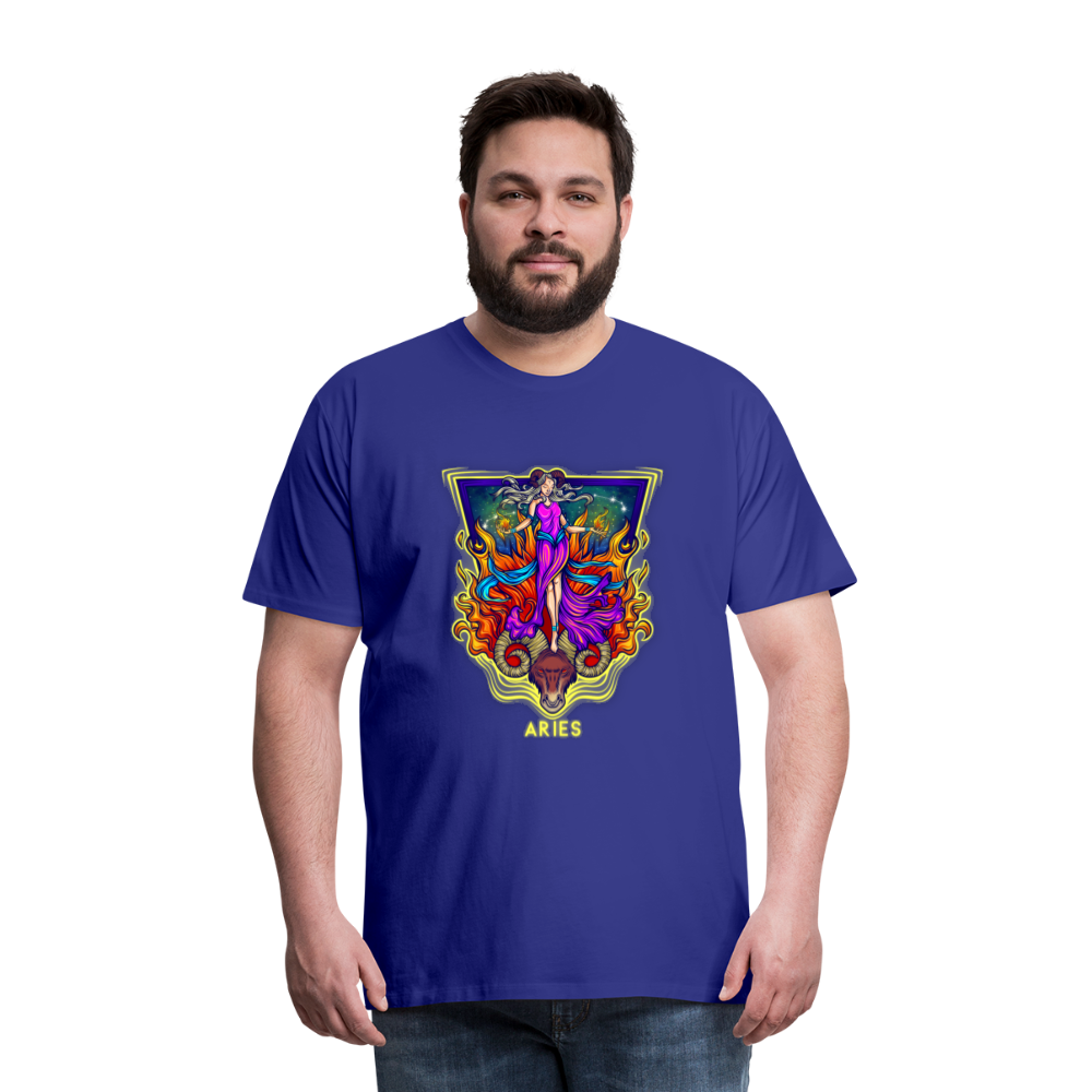 Men's Psychedelic Premium T-Shirt - royal blue