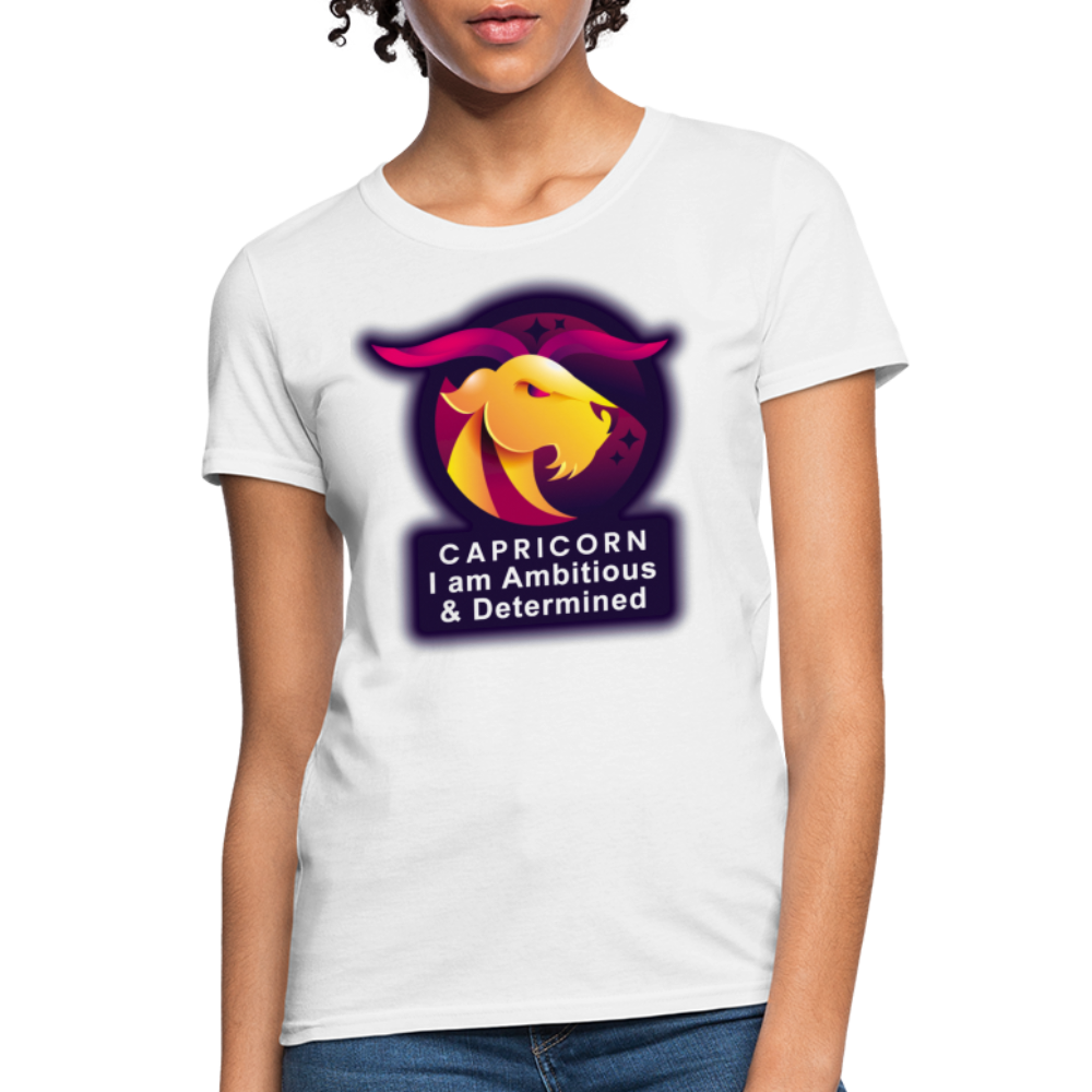 Women's Glow Capricorn T-Shirt - white