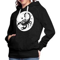 Thumbnail for Women’s Magic Scorpio Premium Hoodie - charcoal grey