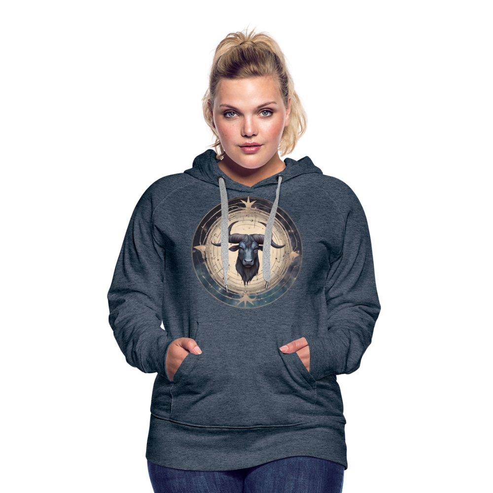 Women’s Mythical Taurus Premium Hoodie - heather denim