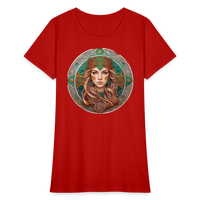 Thumbnail for Women's Mythical Virgo T-Shirt - red