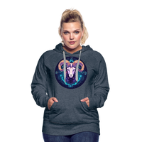 Thumbnail for Women’s Magic Capricorn Premium Hoodie - heather denim