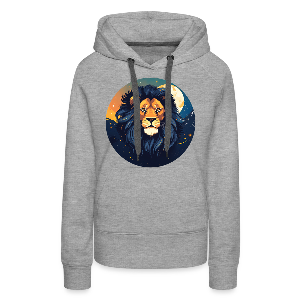 Women’s Mystic Leo Premium Hoodie - heather grey