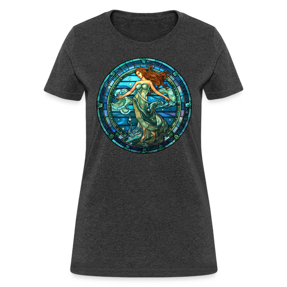 Women's Mosaic Aquarius T-Shirt - heather black