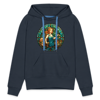 Thumbnail for Women’s Mosaic Virgo Premium Hoodie - navy