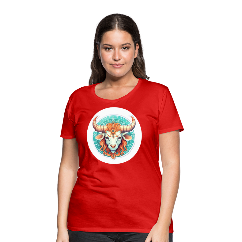 Women’s Symbol Taurus Premium T-Shirt - red