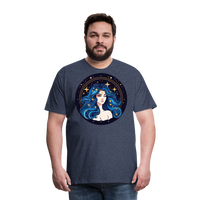 Thumbnail for Men's Magic Virgo Premium T-Shirt - heather blue