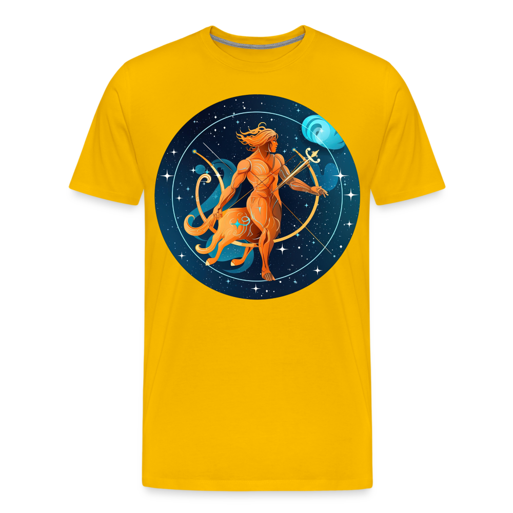 Men's Mythical Sagittarius Premium T-Shirt - sun yellow