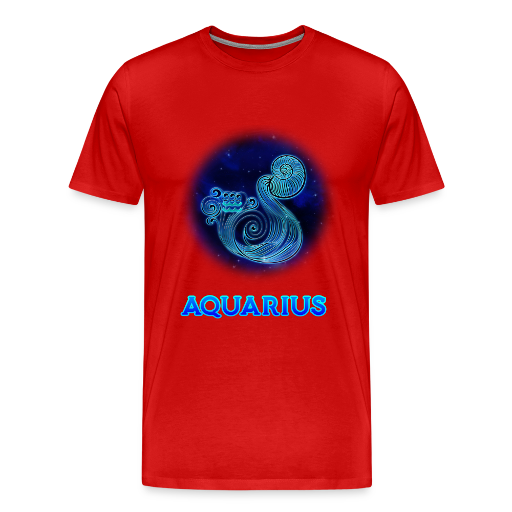 Men's Aquarius Premium T-Shirt - red