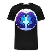 Thumbnail for Men's Magic Gemini Premium T-Shirt - black