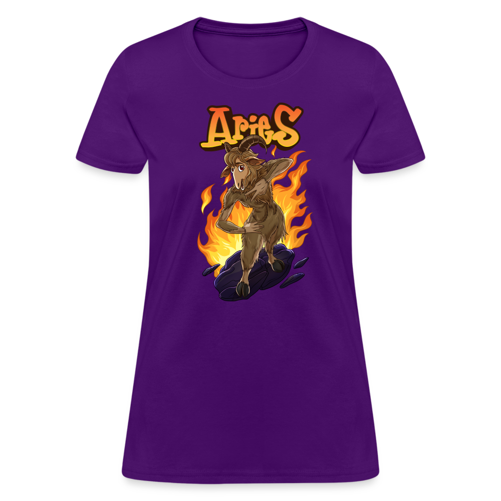 Women's Aries Narihndrab T-Shirt - purple