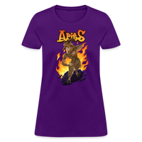 Thumbnail for Women's Aries Narihndrab T-Shirt - purple