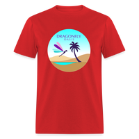 Thumbnail for Men's Dragonfly 2nd Logo Classic T-Shirt - red