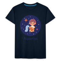 Thumbnail for Kid’s Bluey Aquarius Premium Organic T-Shirt - deep navy