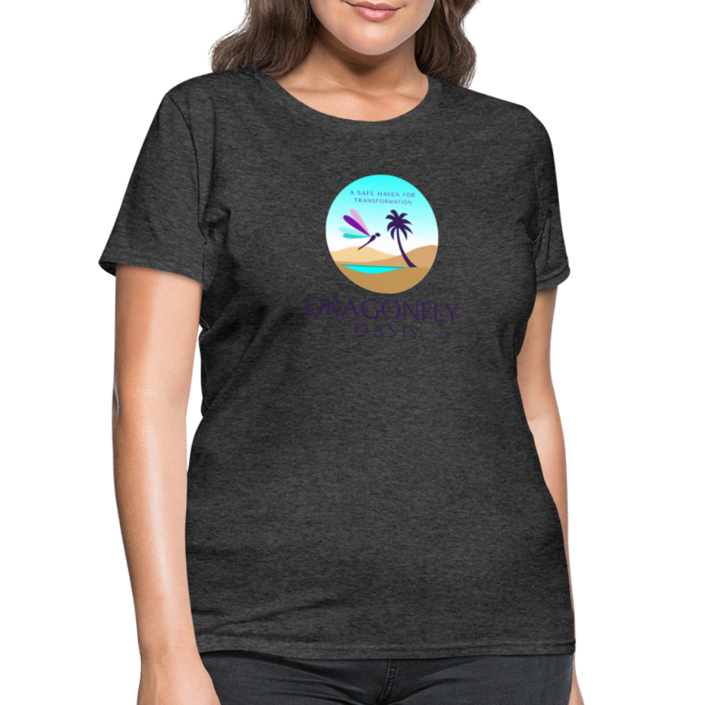 Women's Dragonfly Oasis V.1 Capricorn T-Shirt - heather black