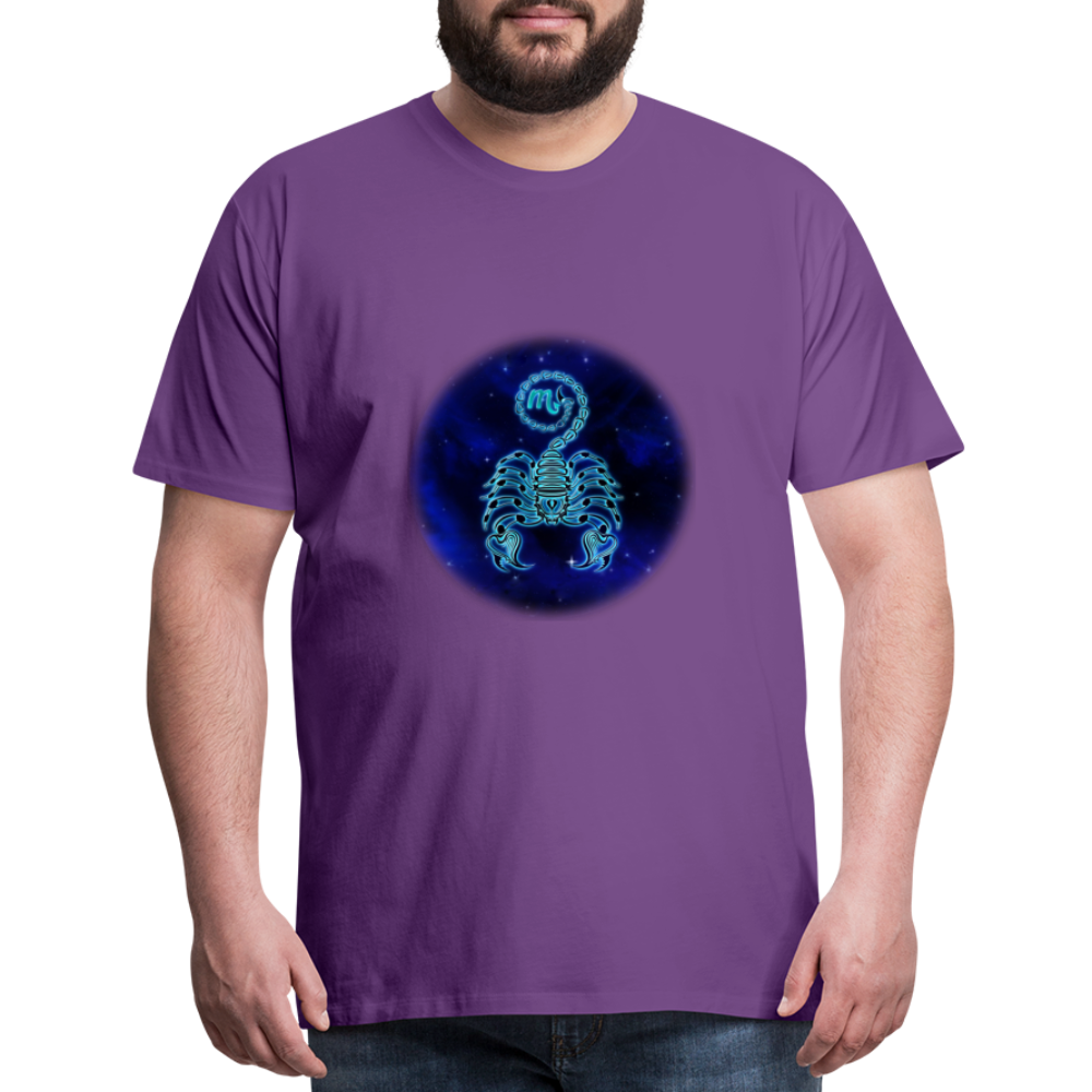 Men's Scorpio Premium T-Shirt - purple