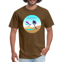 Thumbnail for Men's Dragonfly 2nd Logo Classic T-Shirt - brown