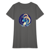 Thumbnail for Women's Mythical Capricorn T-Shirt - charcoal