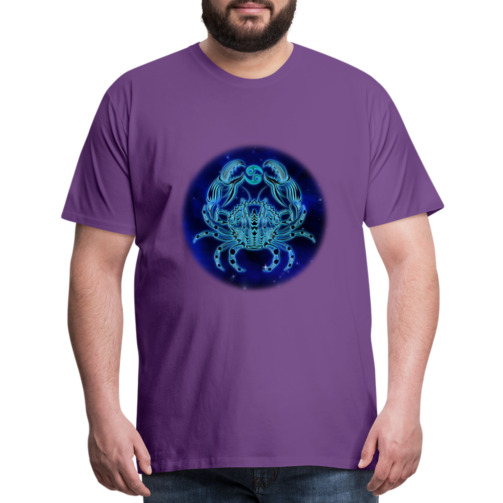 Men's Stellar Cancer Premium T-Shirt - purple