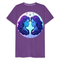 Thumbnail for Men's Magic Gemini Premium T-Shirt - purple