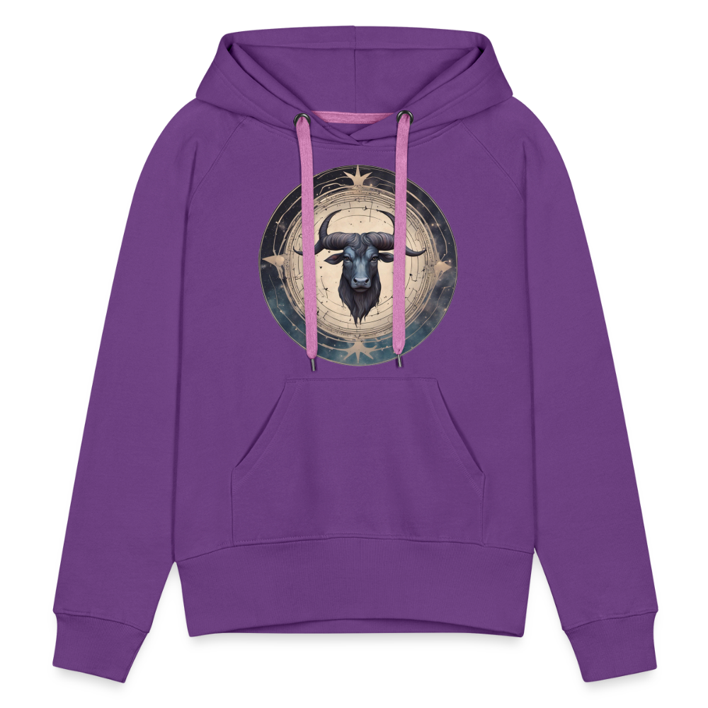 Women’s Mythical Taurus Premium Hoodie - purple 