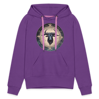 Thumbnail for Women’s Mythical Taurus Premium Hoodie - purple 