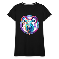 Thumbnail for Women’s Mythical Aries Premium T-Shirt - black