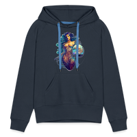 Thumbnail for Women’s Mythical Aquarius Premium Hoodie - navy