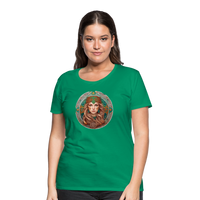 Thumbnail for Women’s Mythical Virgo Premium T-Shirt - kelly green