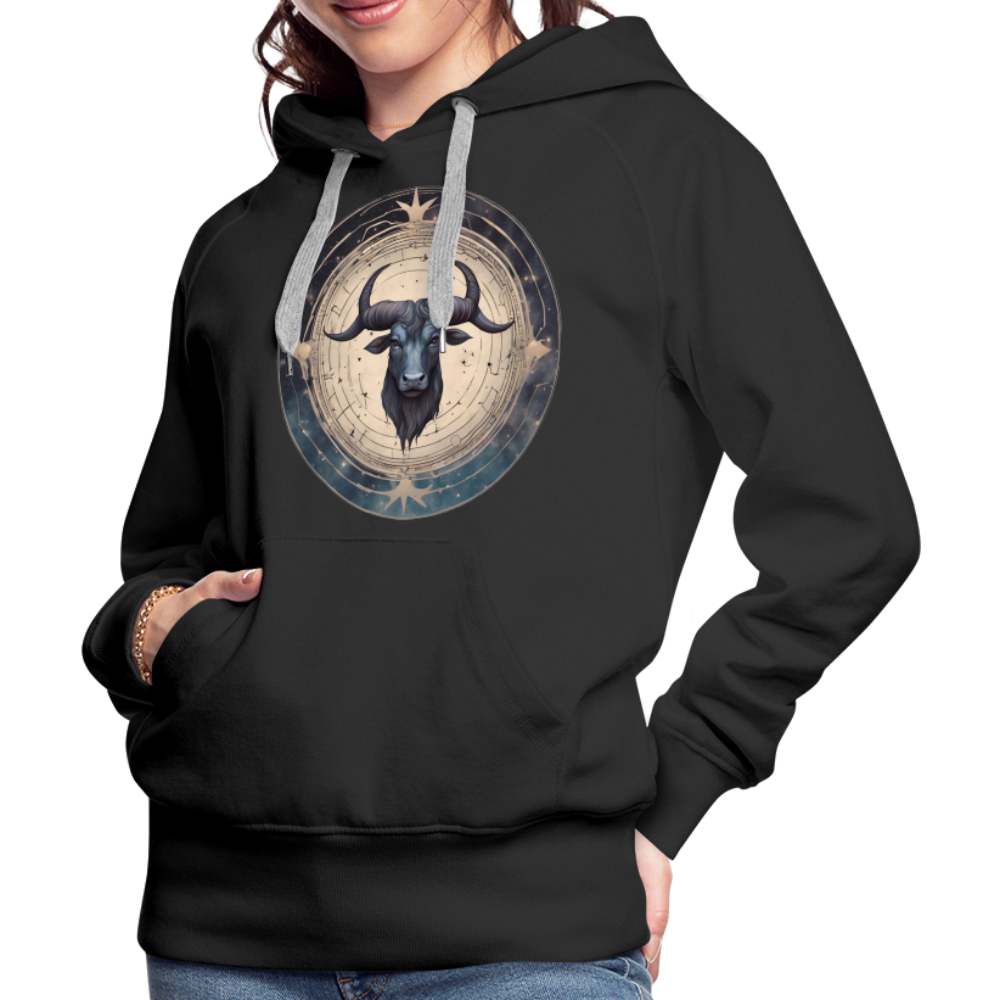 Women’s Mythical Taurus Premium Hoodie - black